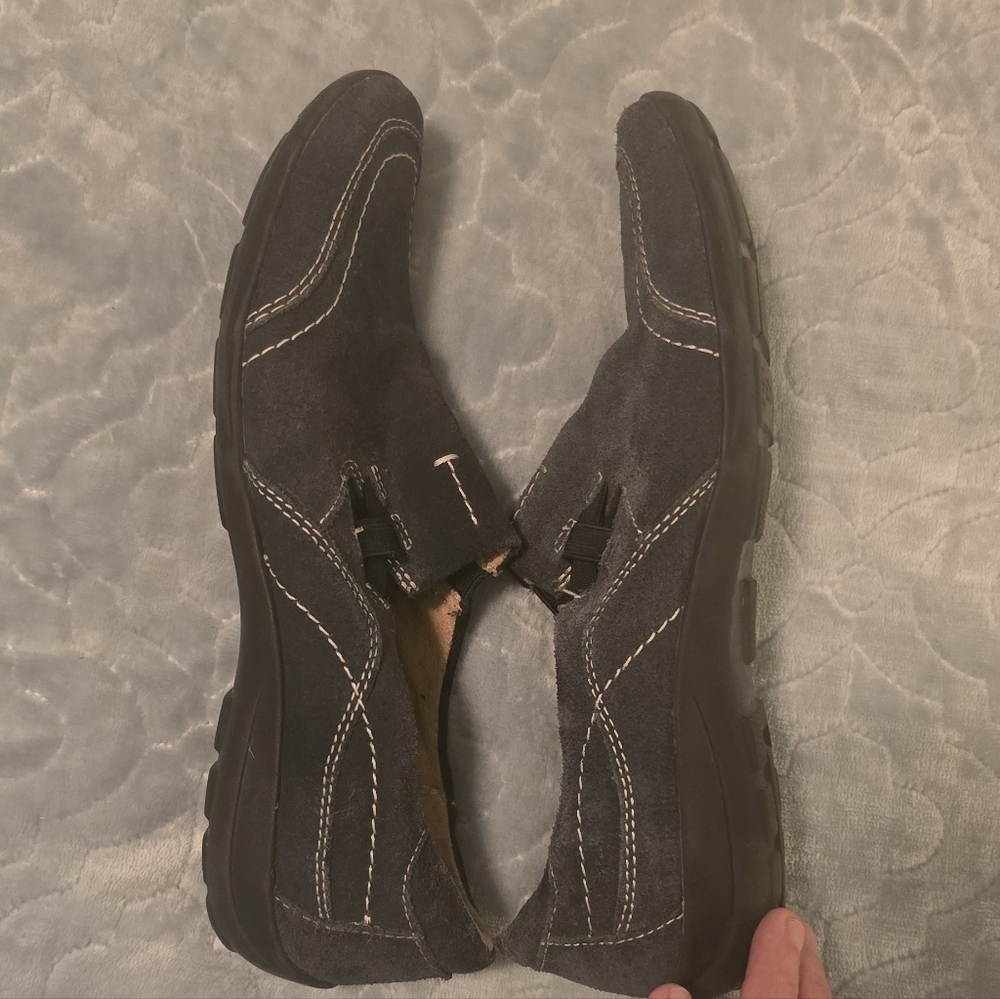 Naturalizer Women's Blue Suede Slip-on Shoes, Size 8 (#11) - Picture 5 of 10